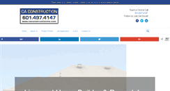 Desktop Screenshot of caconstructionms.com